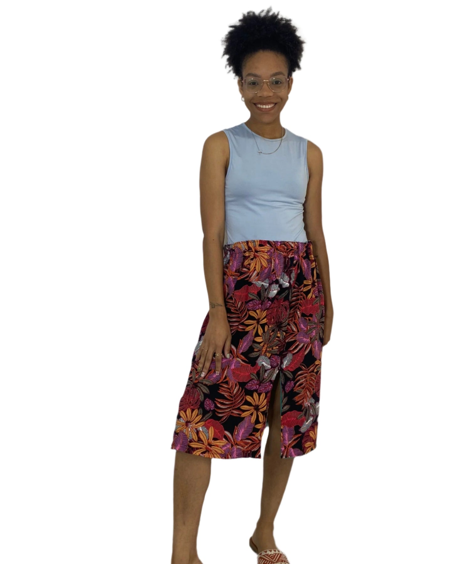 Skirt Reversible Turquesa