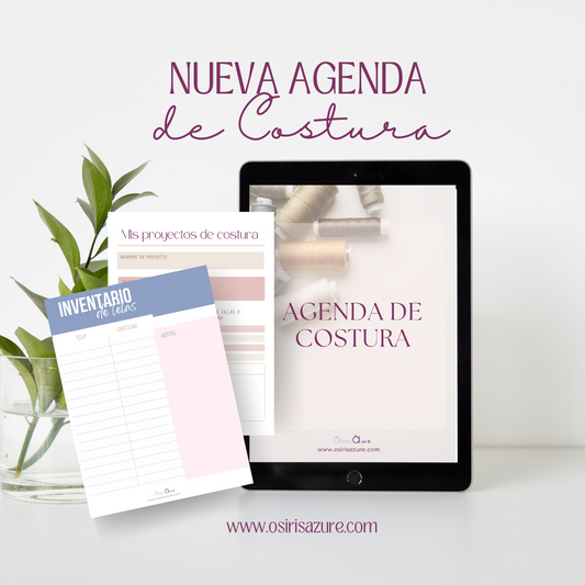 Planificador de costura en Español | Agenda de costura | Digital PDF