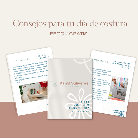 Siete consejos para aprender a coser | Documento digital PDF